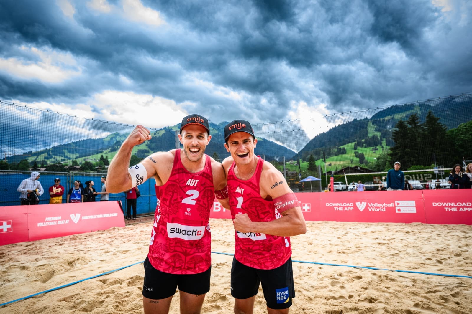 win2day BVT Austria: Waller/Pristauz bei Elite16-Turnier in Gstaad um Rang drei