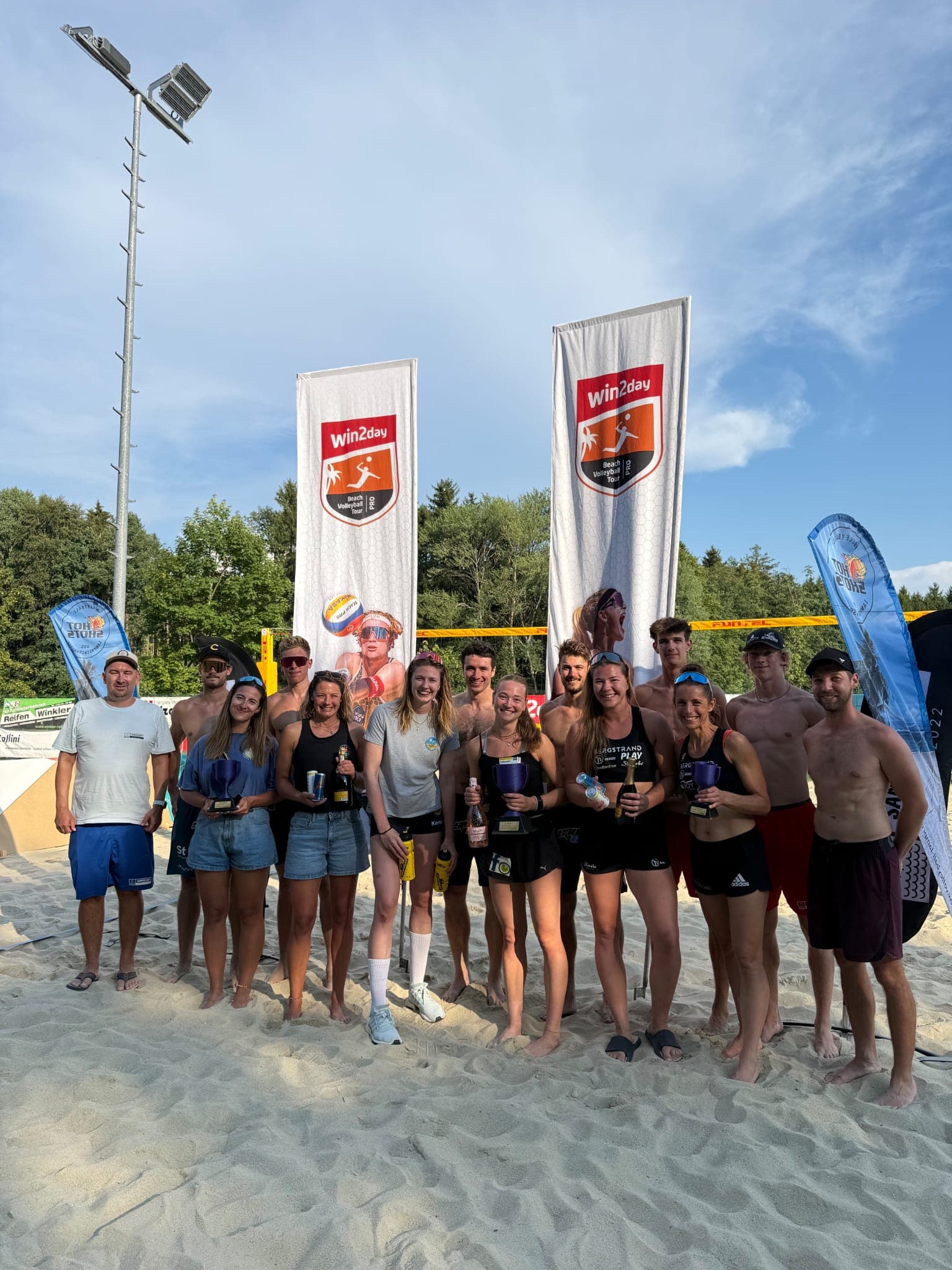 win2day Beach Volleyball Tour PRO: Holzer/Neiss und Köstler/Klaffinger triumphieren in Lamprechtshausen