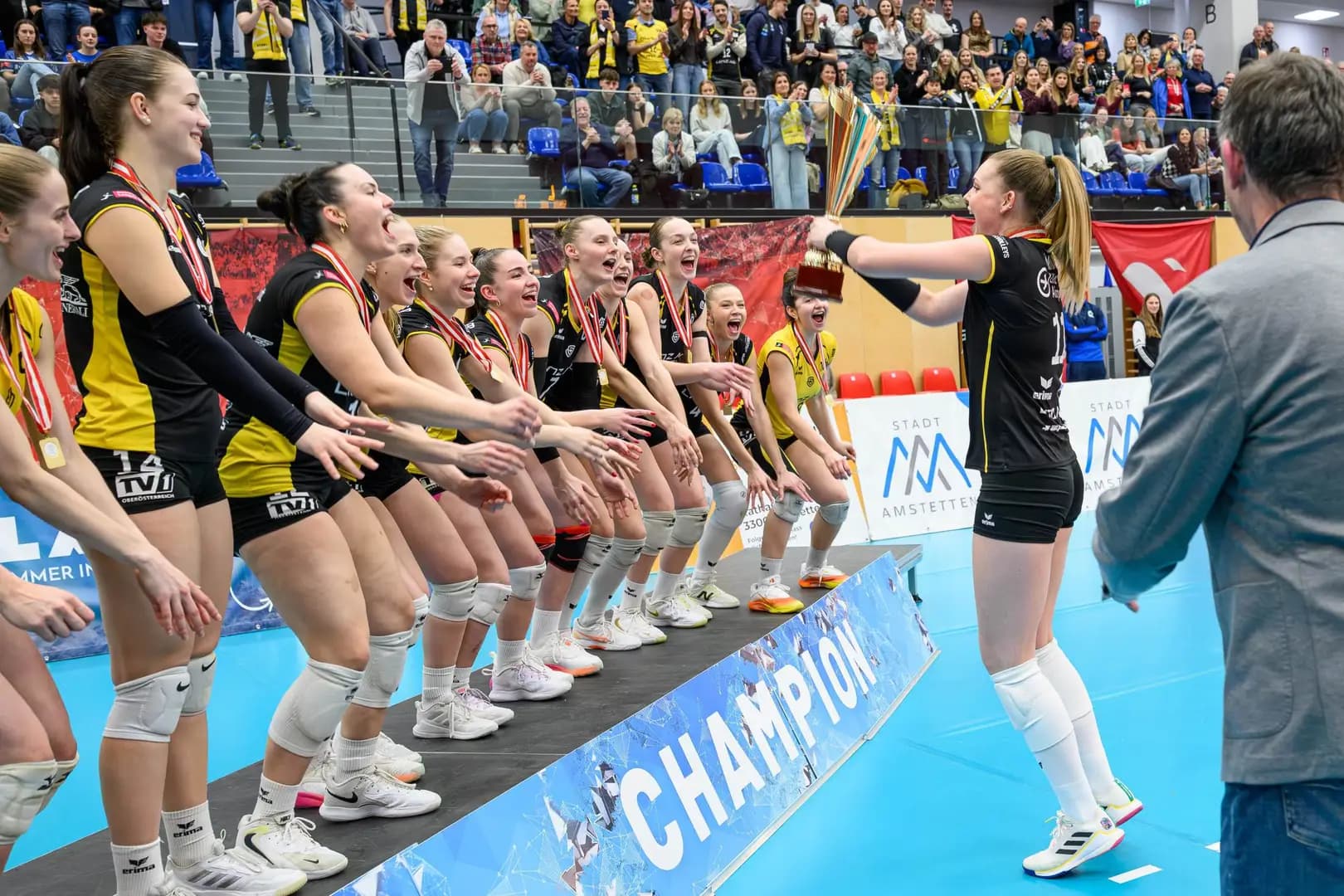Austrian Volley Cup: 8. Streich im 8. Finale für LINZ AG Steelvolleys