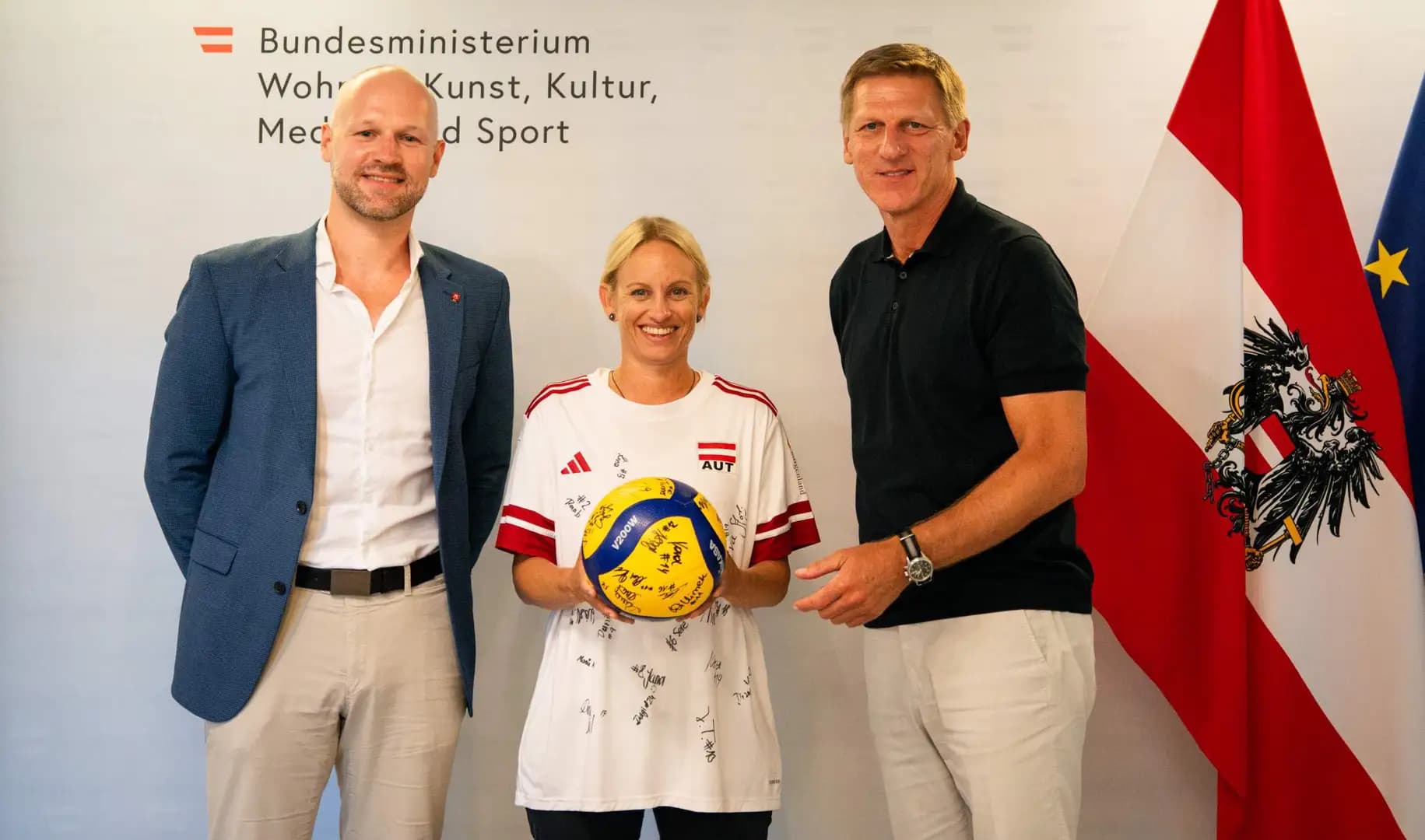 Arbeitstermin mit Sport-Staatssekretärin Michaela Schmidt
