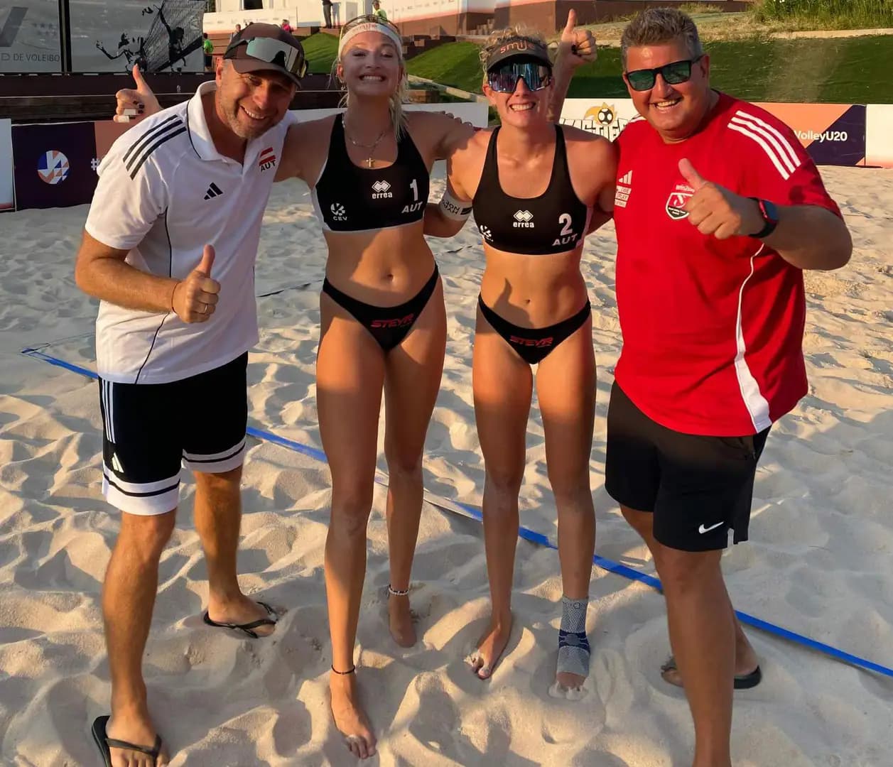 Berger/Hohenauer ziehen ins EM-Semifinale ein