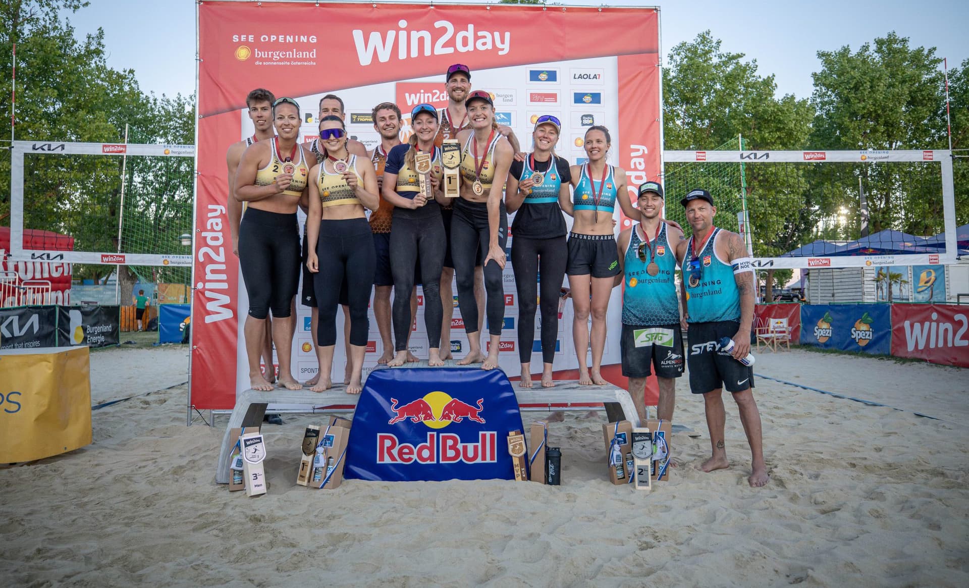 win2day PRO MASTERS Neusiedl am See: Gold an Kotnik/Lorenzová und Heidrich/Haussener