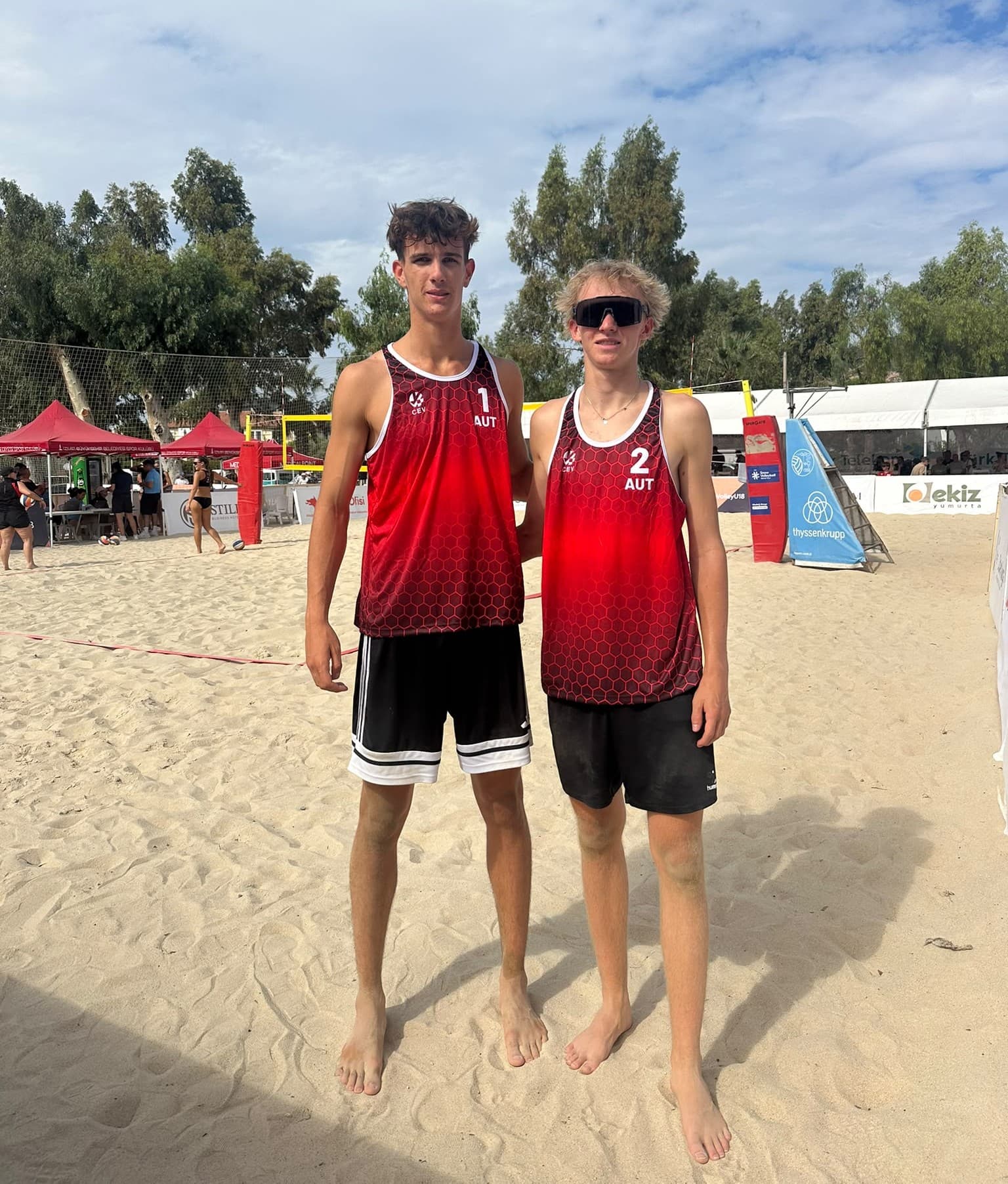 Die Europameister Hohenauer/Poinstingl bei den Youth Olympic Games in Dakar