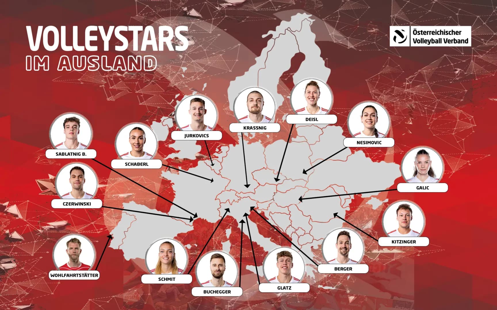 ÖVV-Volleystars im Ausland: Erstes ÖVV-Saisonduell in der A1