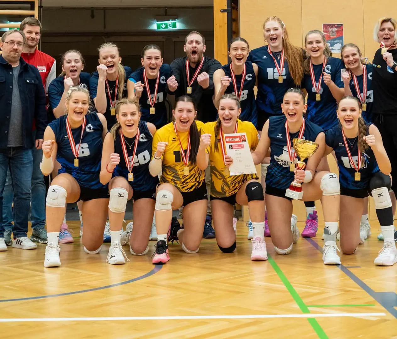 ÖMS U20: Titel an TJ Sokol V und hotVolleys