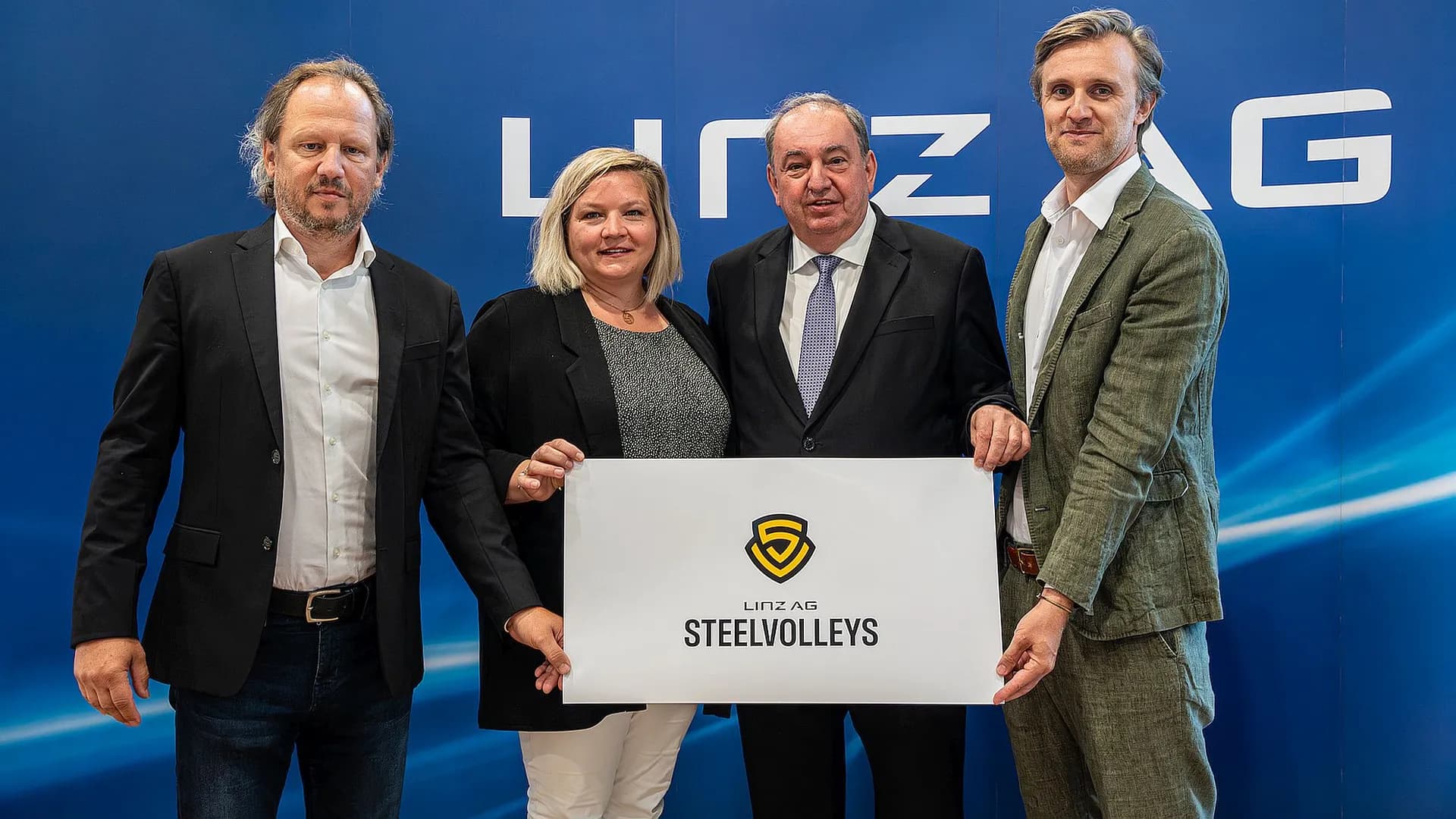 STEELVOLLEYS präsentieren LINZ AG als neuen Namenssponsor