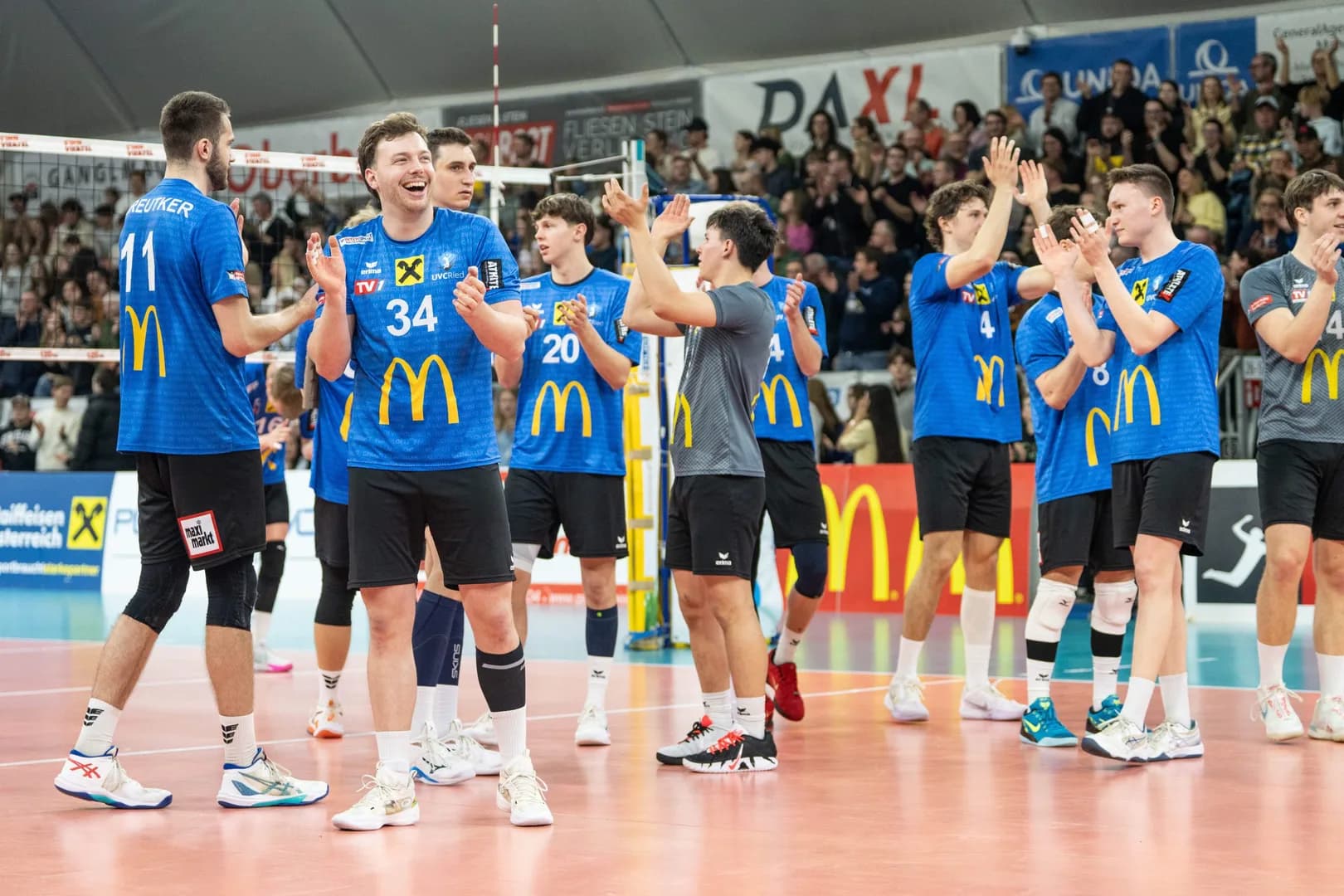 AVL: UVC McDonald’s Ried vor erstem Finalheimspiel seiner Geschichte