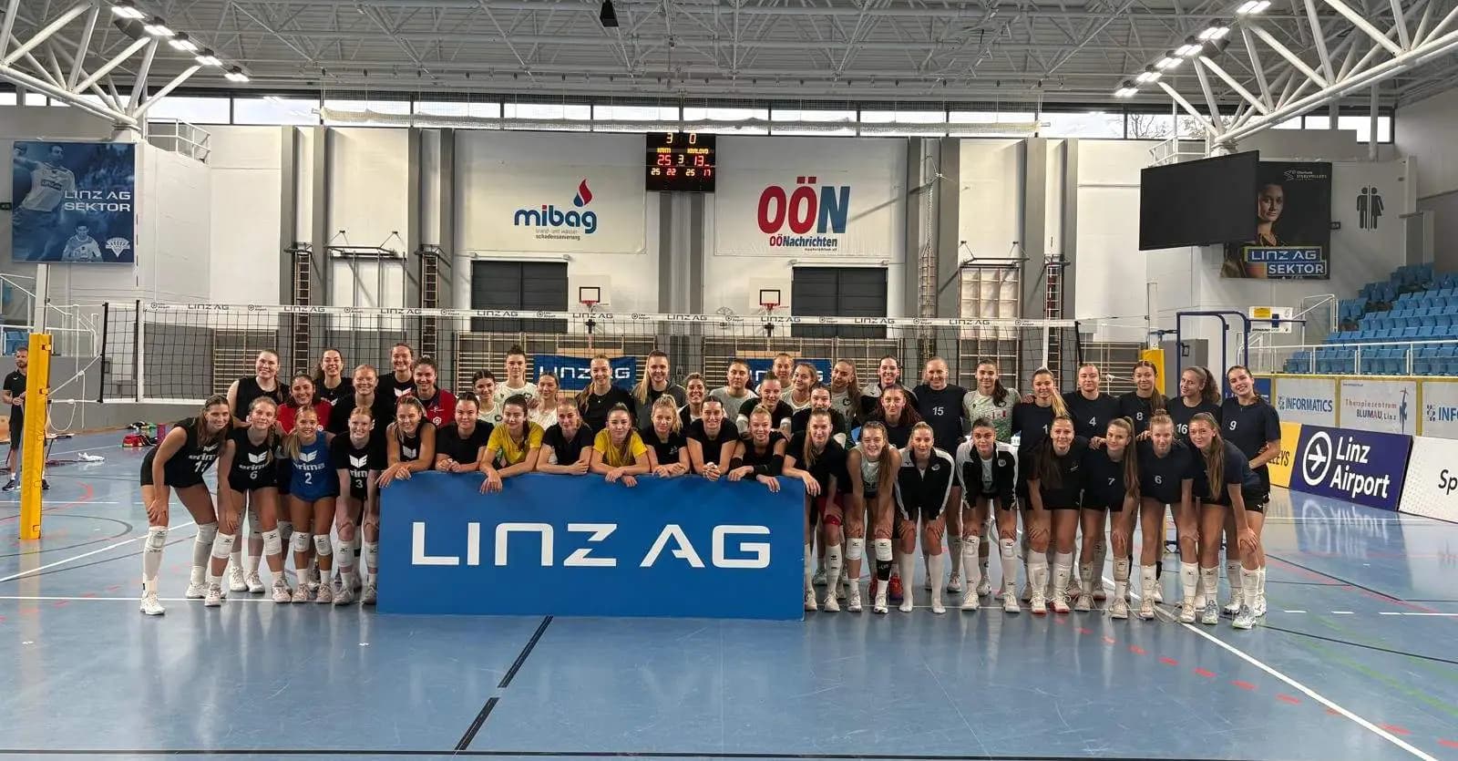 AVL Women: LINZ AG Steelvolleys feiern 4. Saisonsieg / Men: Graz schlägt Leader Amstetten