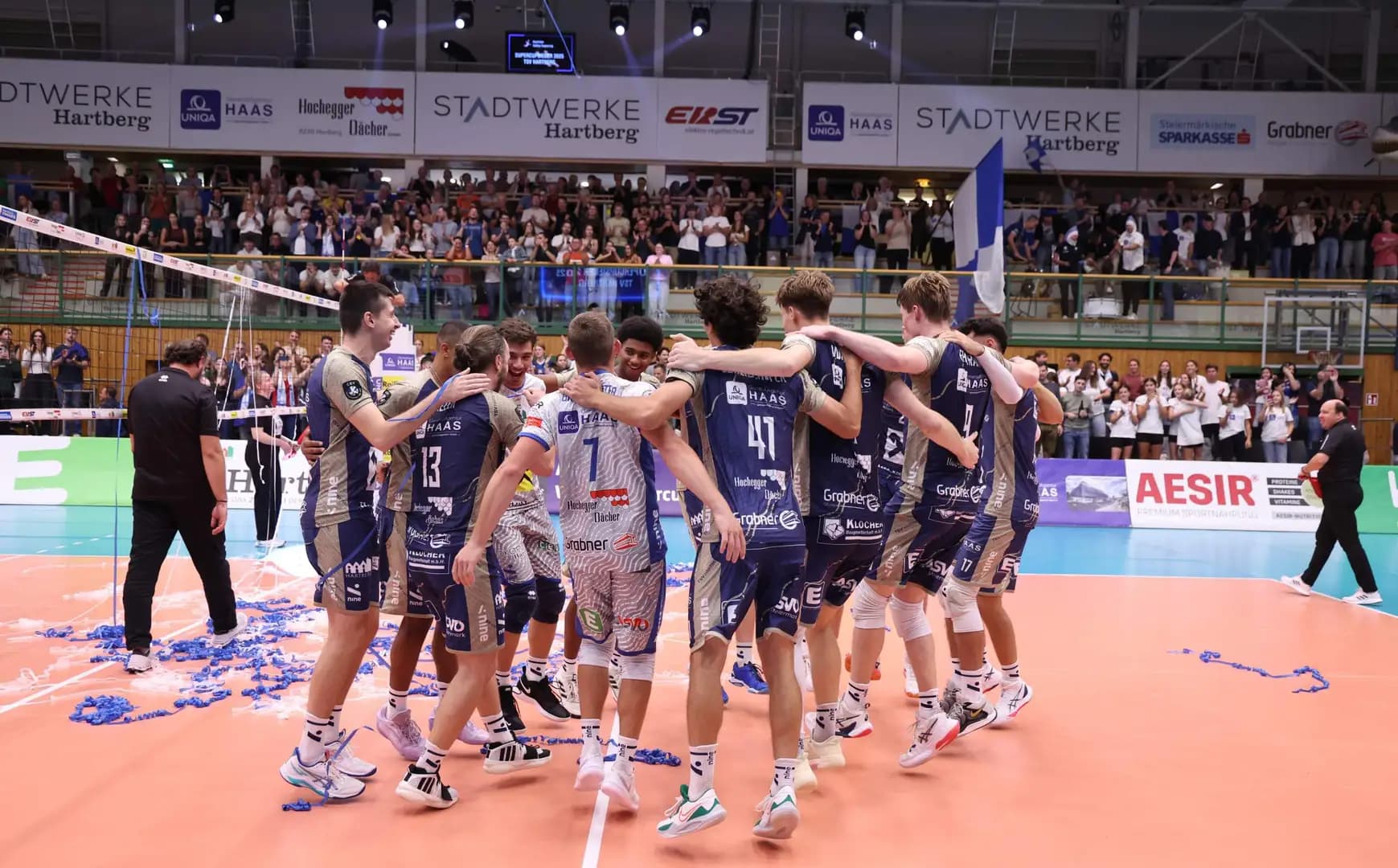 Hartbergs Champions-League-Premiere gegen AKAA Volley LIVE im ORF