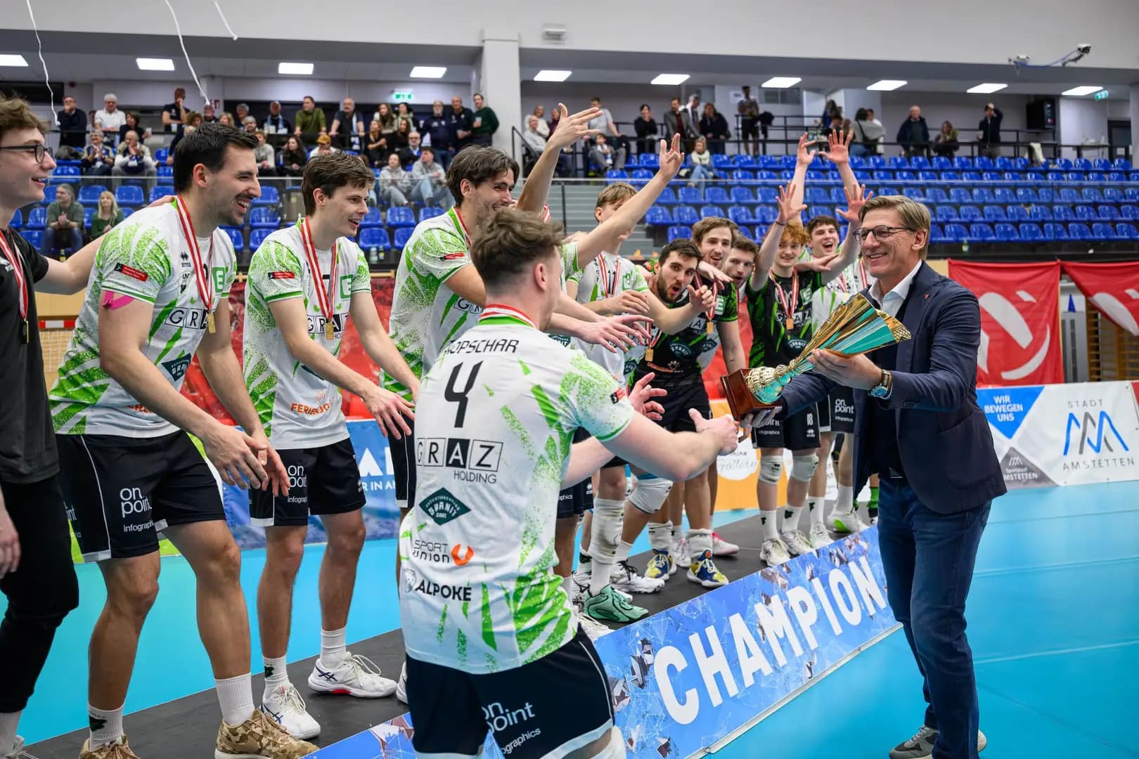UVC Holding Graz feiert fünften Cup-Titel nach dramatischem Finale