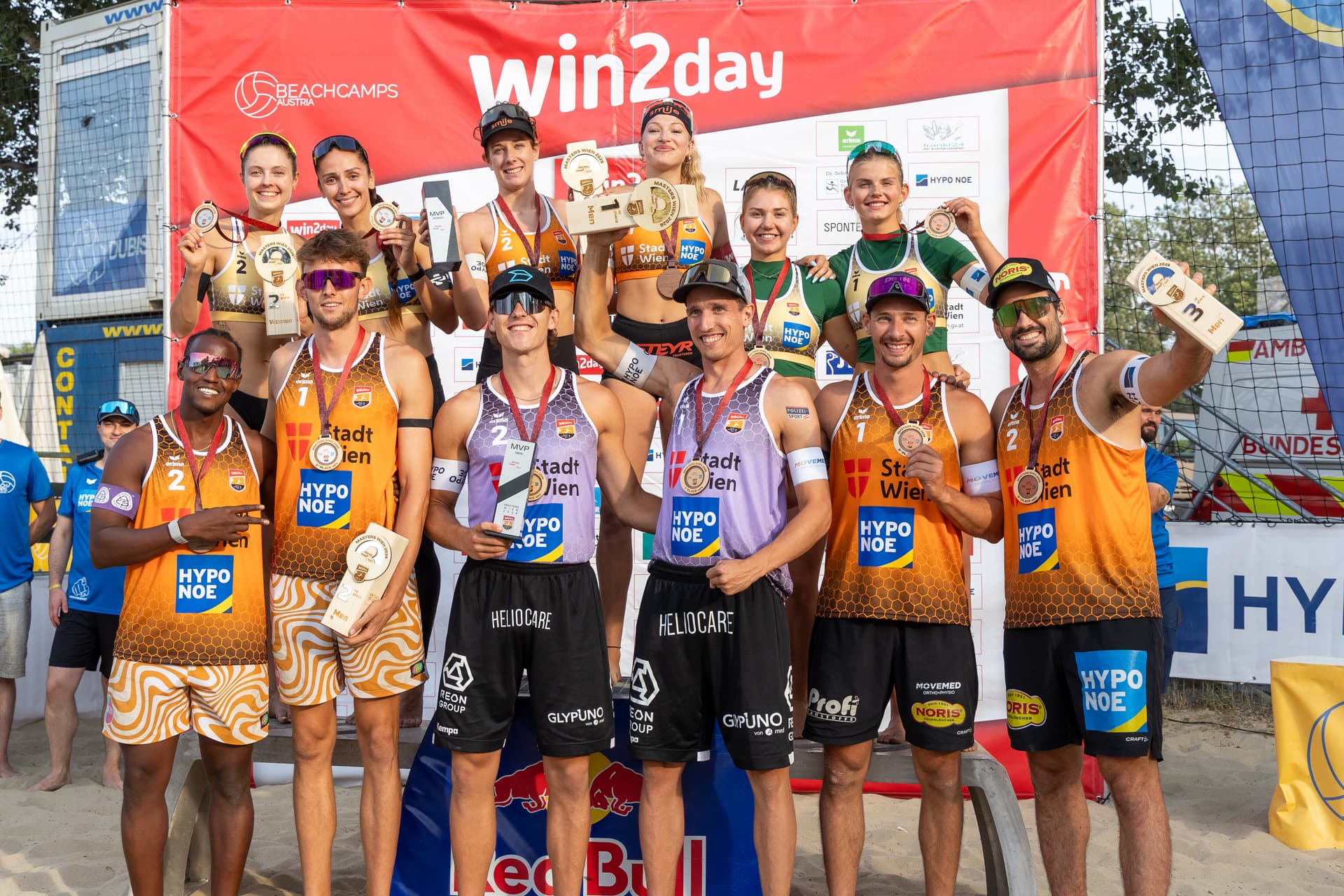 win2day BV Tour PRO: Hohenauer/Berger und Hörl/Grössig gewinnen Beachcamps Austria MASTERS powered by HYPO NOE