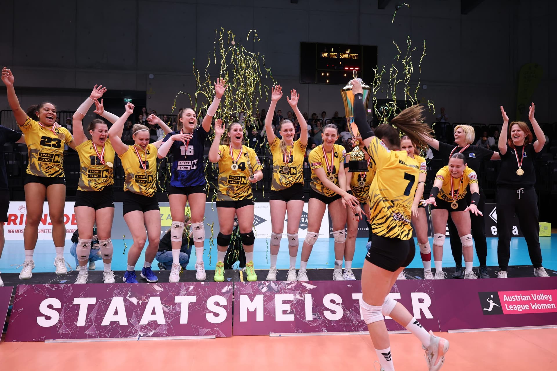 AVL: Women: Sokol/Post holt 53. Meistertitel – Grazerinnen im vierten Finalspiel mit 3:1 besiegt