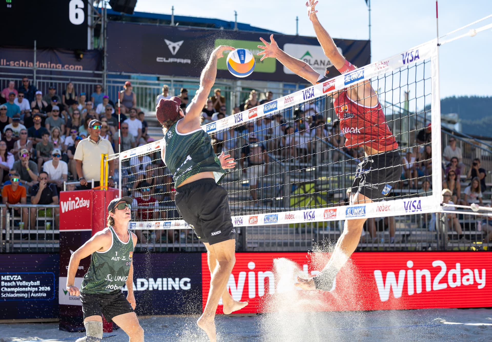 win2day Beach Tour PRO in Schladming: Klingers vs Rabitsch/Shkarupa um Titel – 4 ÖVV-Herren-Duos im Halbfinale