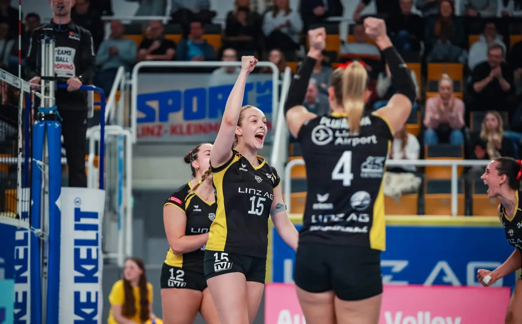 LINZ AG Steelvolleys folgen VB NÖ Sokol/Post ins AVL-Halbfinale