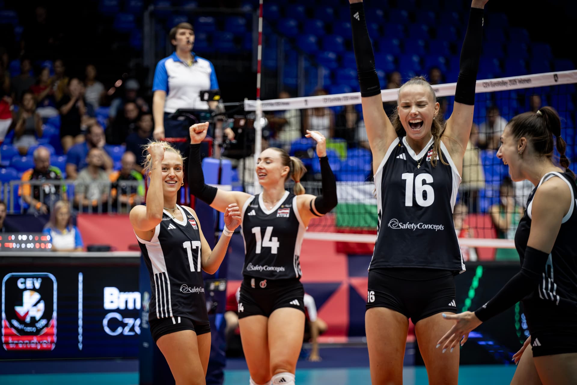 ÖVV-Damen fahren im letzten EM-Spiel ersten EM-Punkt der Volleyball-Neuzeit ein