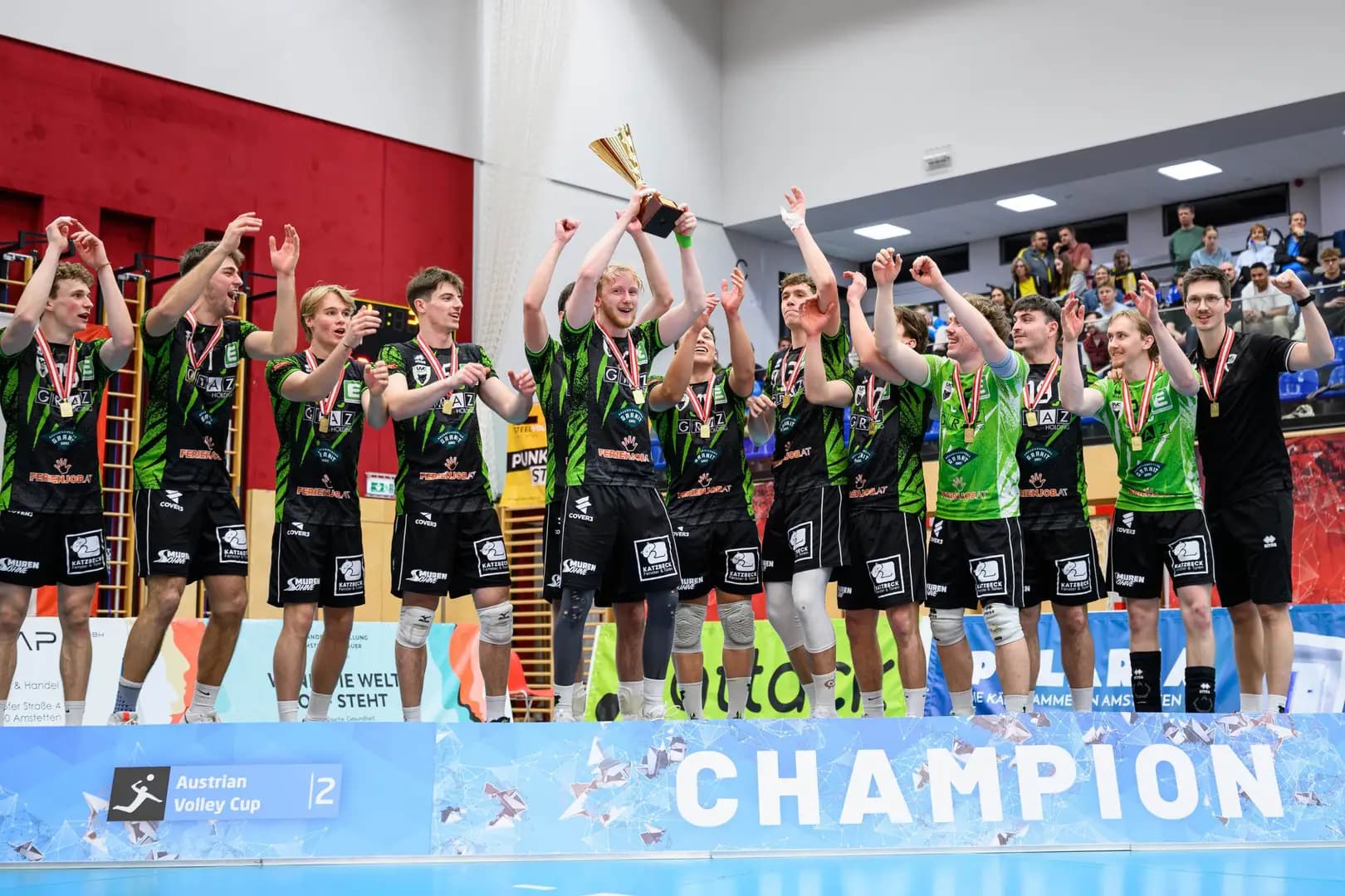 Grazer Doppelpack in Amstetten: UVC Holding Graz holt auch AVL II Cup