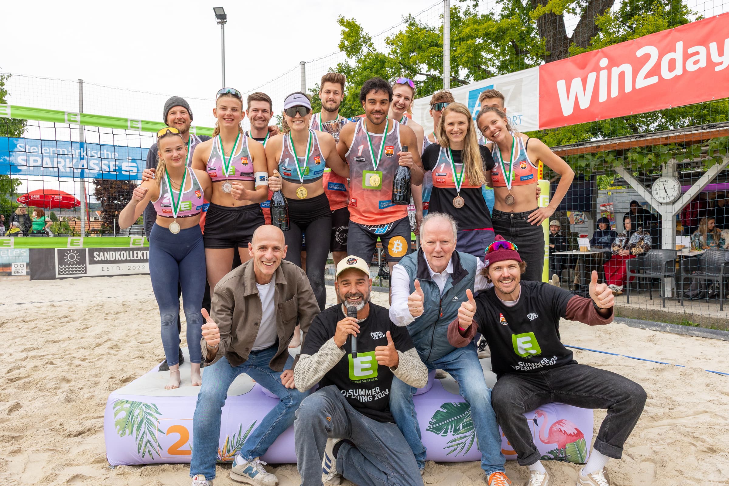 win2day Beach Tour OPEN in Graz: Gold an Köstler/Ochaya und Holzer/Sarić
